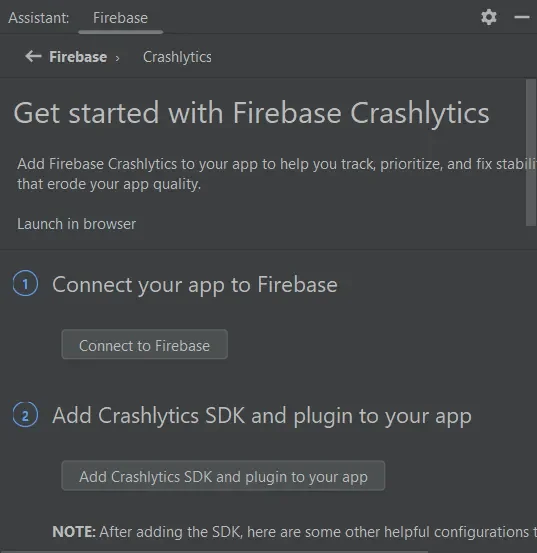 How to Access Firebase Crashlytics Insights in the Android Studio